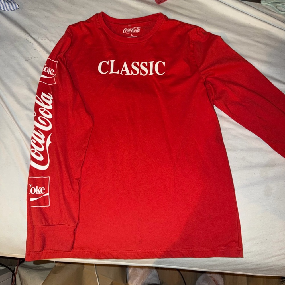 Coca-Cola Classic Red Long Sleeve Tee